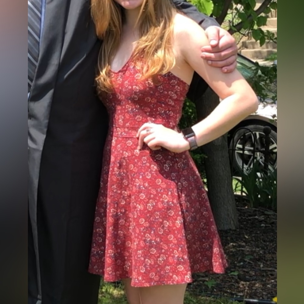 Hollister Floral Halter Sun Dress